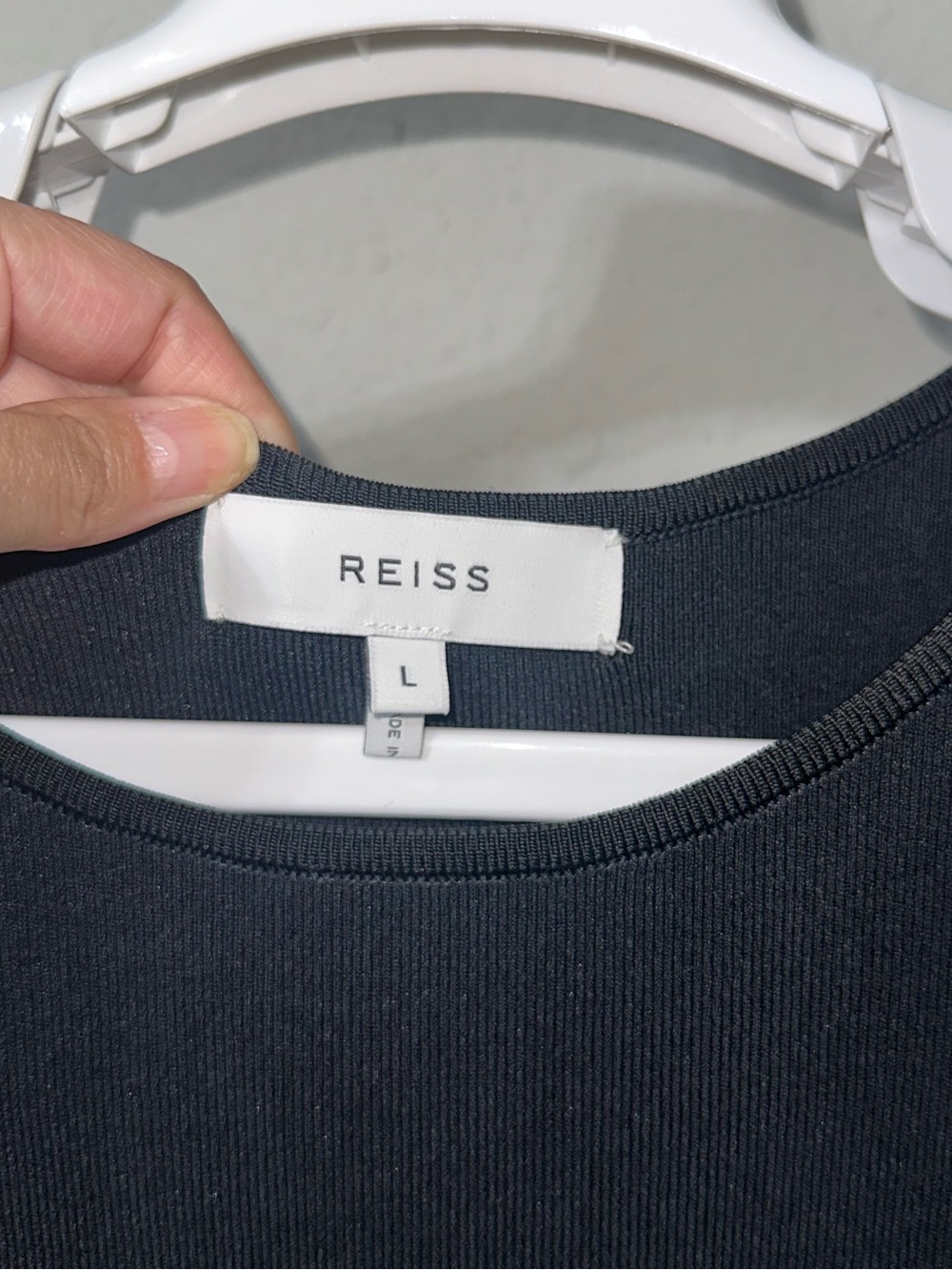 Reiss Eleni Knitted Bodycon Dress Large - Picture 9 of 9